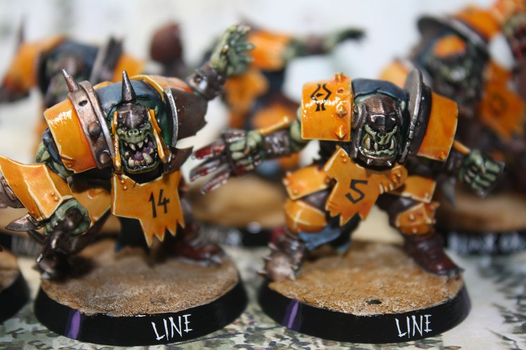 Bloodbowl Orks " Orkburg evil son's"