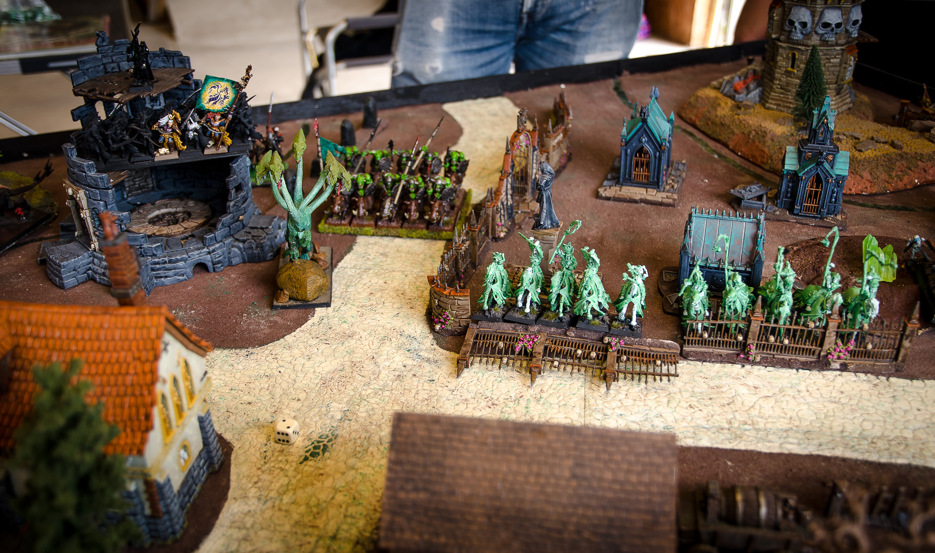 "Warpkometenjagd" 3vs.3 Szenario beim Warhammer-Board-Treffen 2018