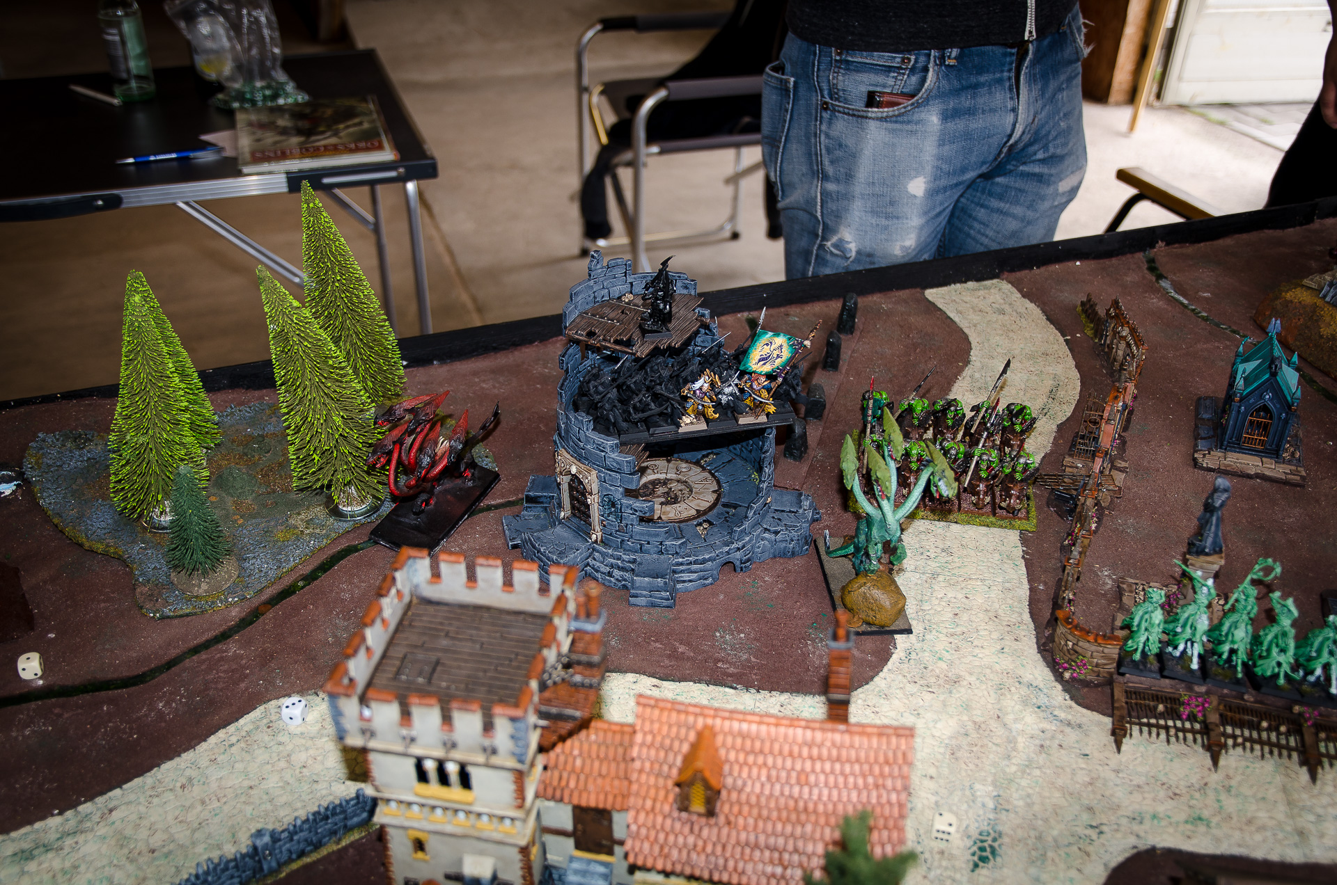 "Warpkometenjagd" 3vs.3 Szenario beim Warhammer-Board-Treffen 2018