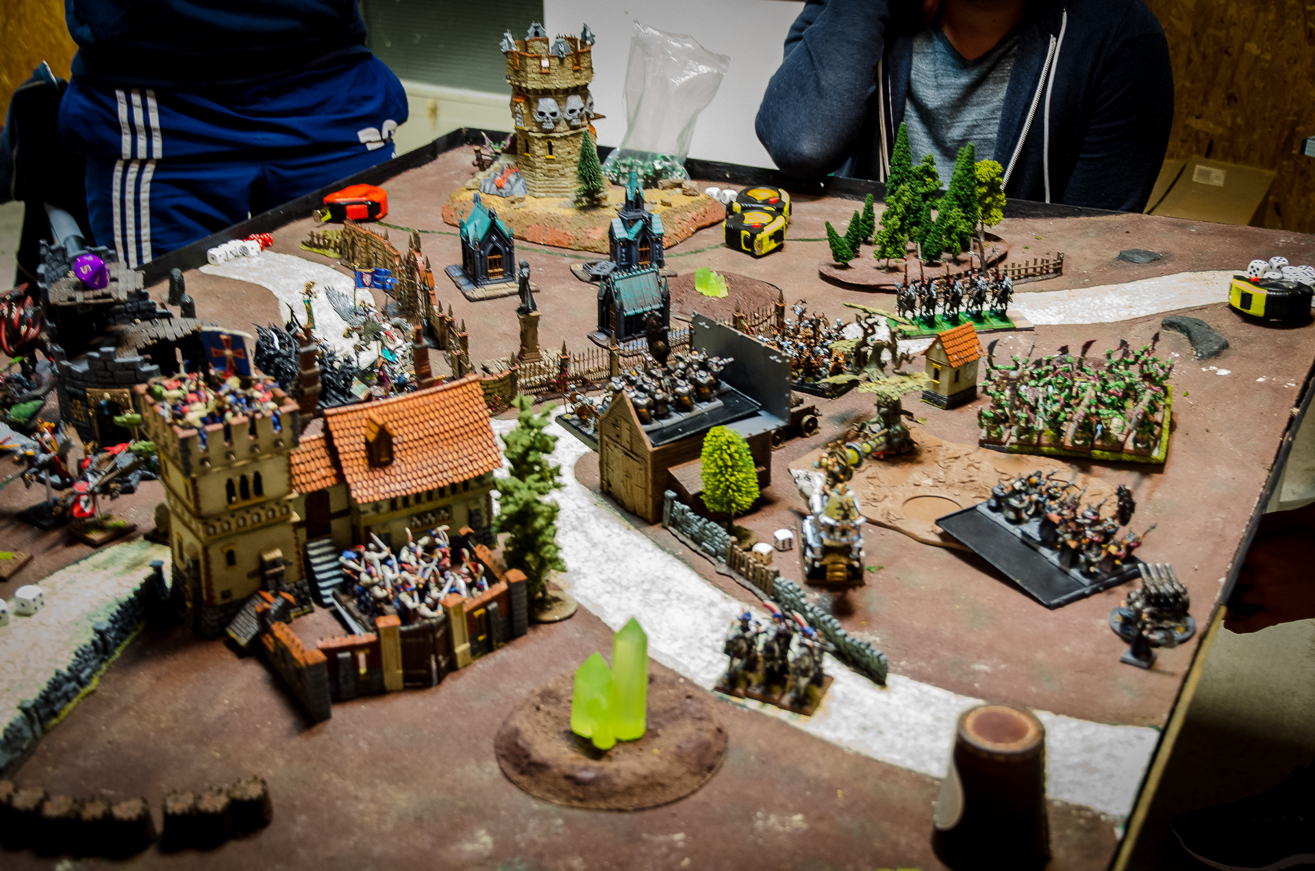 "Warpkometenjagd" 3vs.3 Szenario beim Warhammer-Board-Treffen 2018