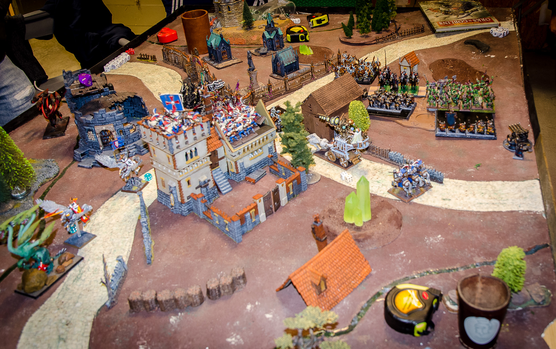 "Warpkometenjagd" 3vs.3 Szenario beim Warhammer-Board-Treffen 2018