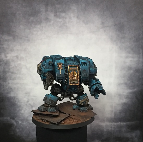 Space Marines Cybot Front