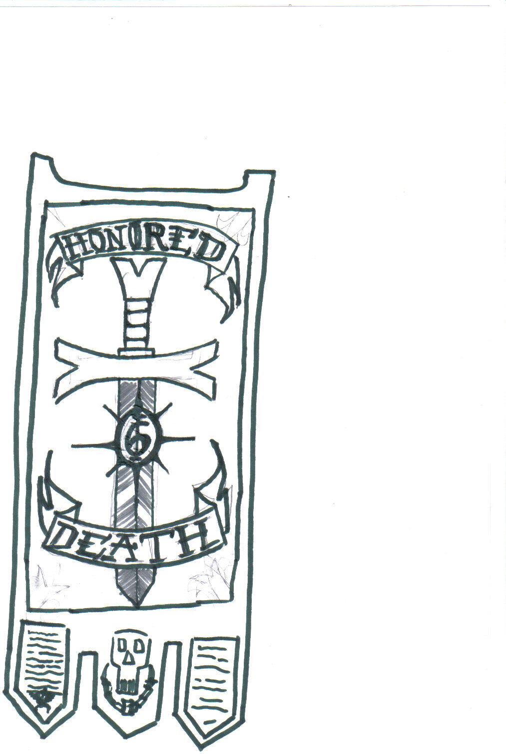Banner der 6. Kompanie der Grey Templars