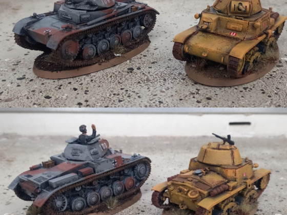 Carro Armato M13/40 und Panzer II