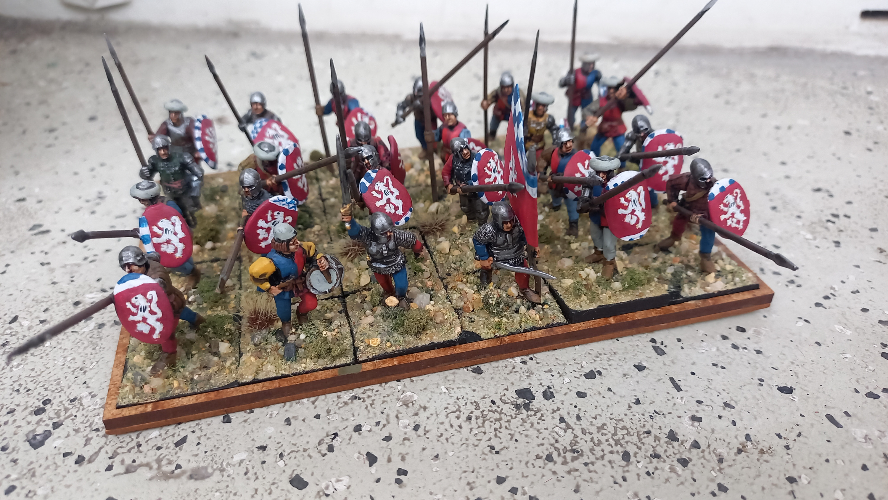 Italienische Speerträger