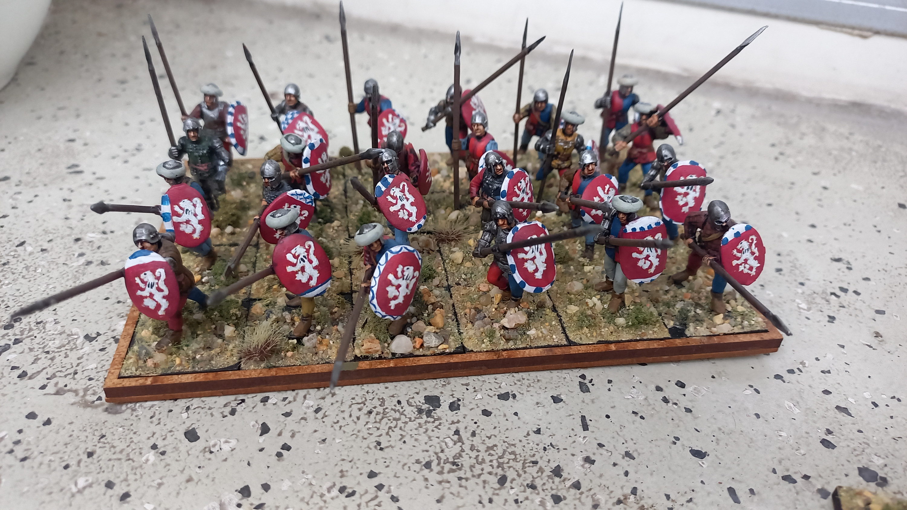 Italienische Speerträger