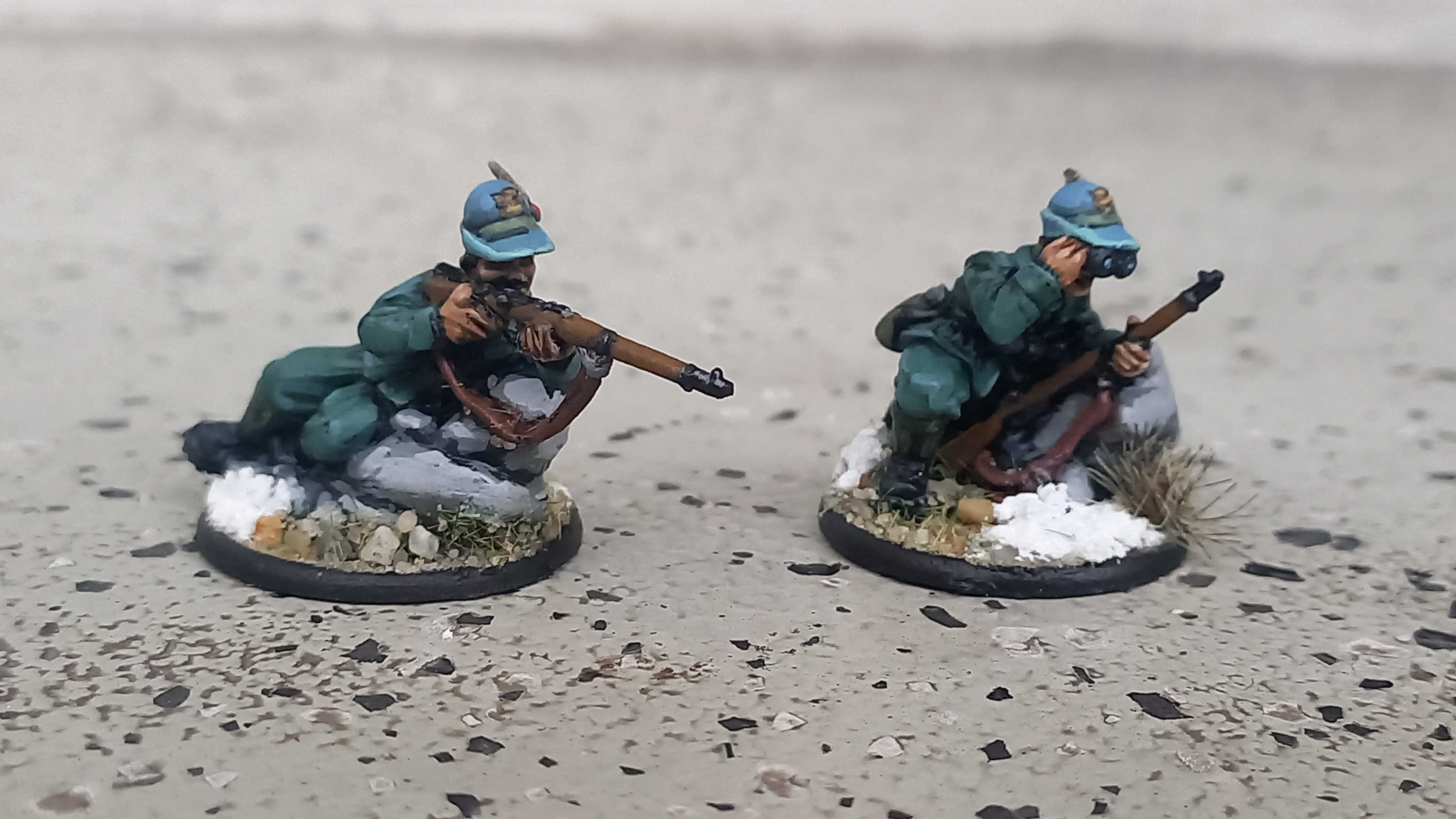 Italienische  Alpini Scharfschützen Team