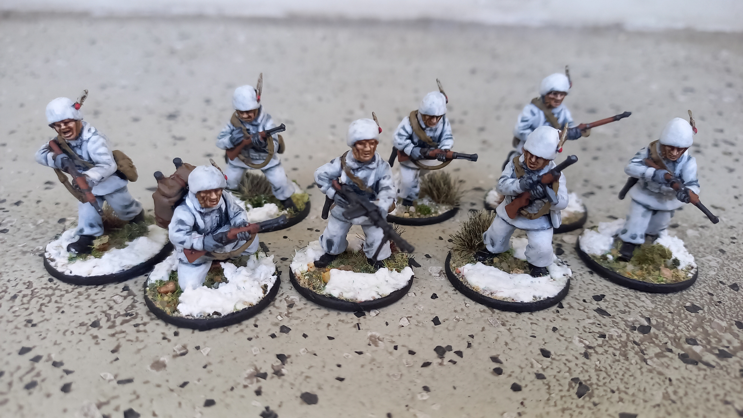 Alpini Squad in Schneetarnung