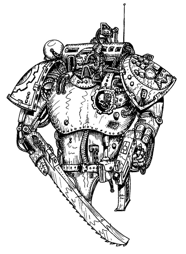 76894_md-80´s, Artwork, Chaos, Chaos Space Marines, Conversion, Daemons, Drawing
