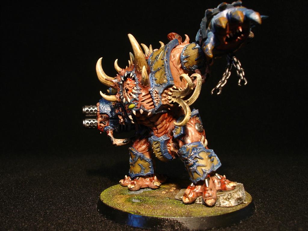 Meine erste Games Workshop Figur Chaos Space Marines Höllenschlächter