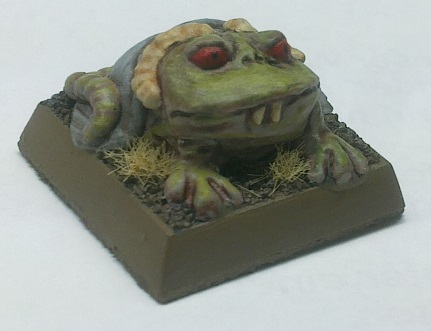 Grauer Prophet nach der Froschrolle...