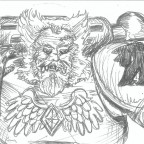 76884_md-80´s, Artwork, Daemons, Drawing, Drawings, First Edition, Old Style, Space Marines