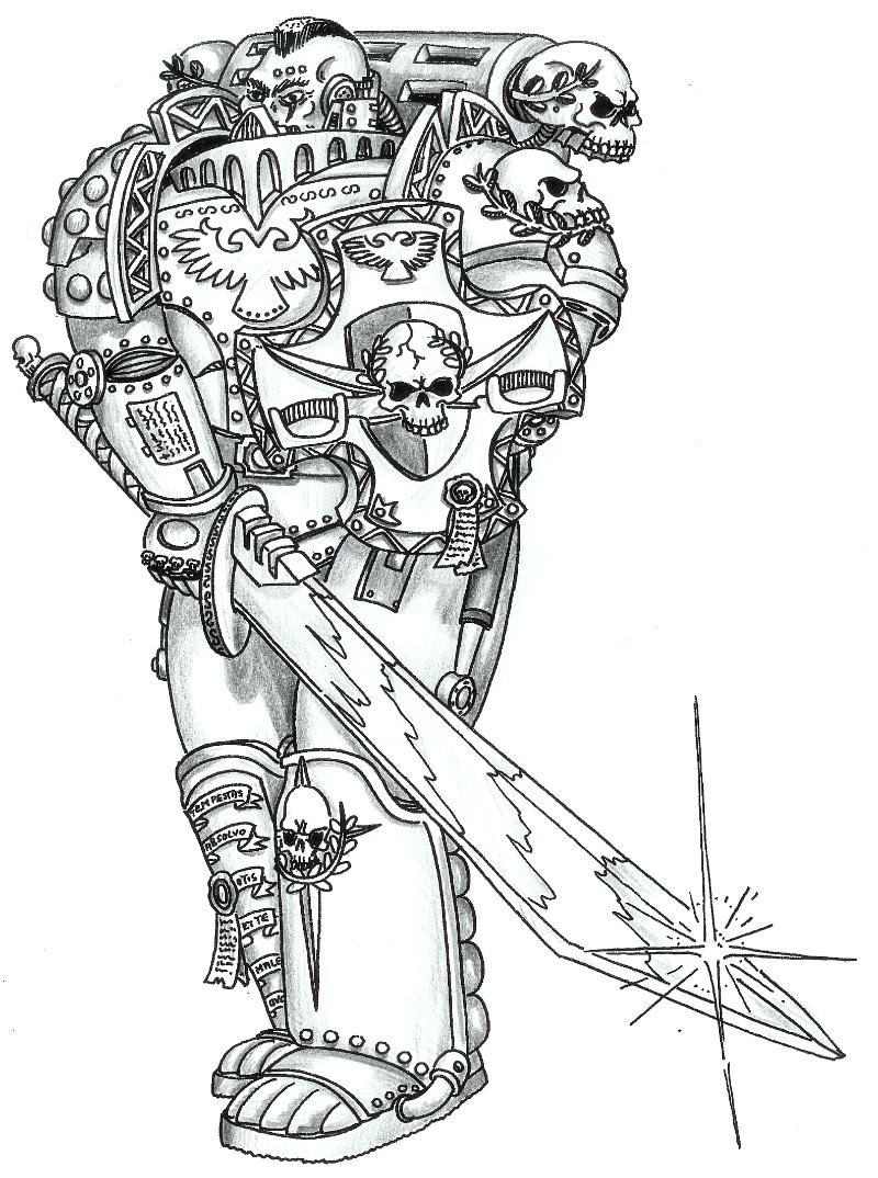 115586 Md 80 S Artwork Chaos Chaos Space Marines Conversion Daemons Drawing Warhammer Board De