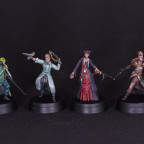 Bad Karmas Brettspielfiguren