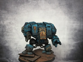 Space Marines Cybot Front