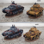 Carro Armato M13/40 und Panzer II